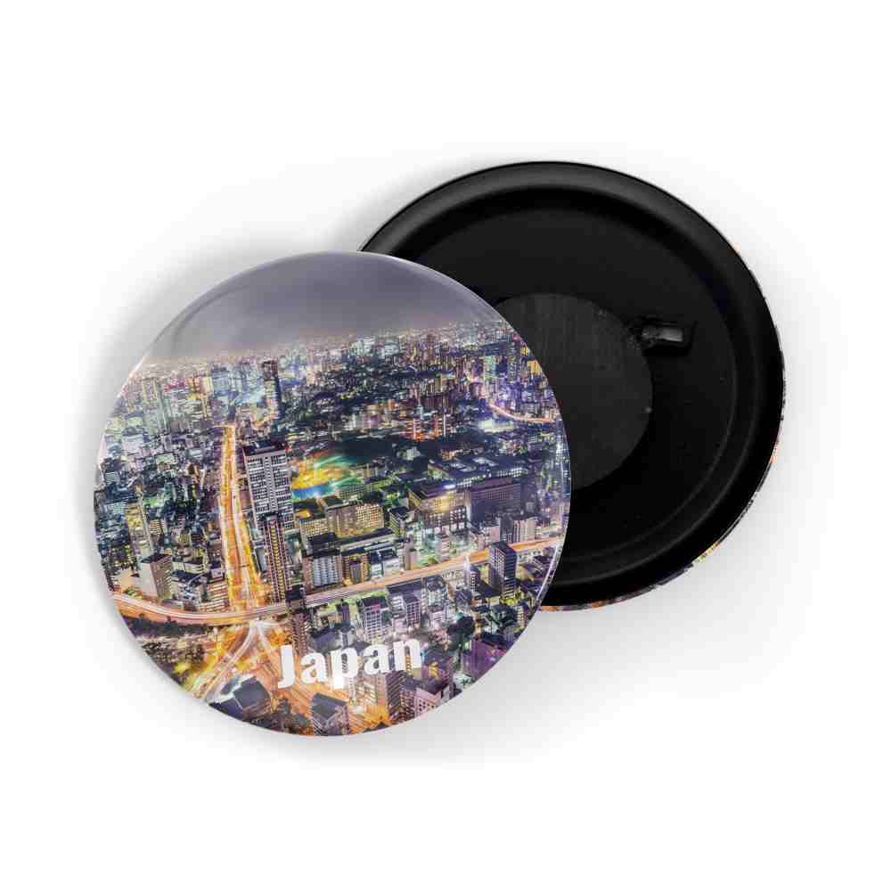 dhcrafts Fridge Magnet Multicolor Famous Tourist Place Japan Glossy Finish Design Pack of 1